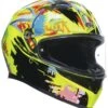 AGV K3 ROSSI WINTER TEST 2019 Integralhelm -Motorradladen agv k3 rossi winter test 2019 integralhelm gelb schwarz xl 131081gexl