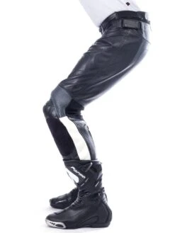 BELO LUCCA LEDERHOSE 8 BELO LUCCA LEDERHOSE -Motorradladen belo lucca lederhose schwarz weiss 62 301014sw62 2 2