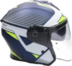 CABERG FLYON RIO Jethelm 8 CABERG FLYON RIO Jethelm -Motorradladen caberg flyon rio jethelm matt yama blau weiss gelb silber xxl 106180bwxxl 2 2