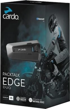 CARDO PACKTALK EDGE Doppelpack Sprechanlage 5 CARDO PACKTALK EDGE Doppelpack Sprechanlage -Motorradladen cardo packtalk edge doppelpack sprechanlage schwarz uni 901264sw 1