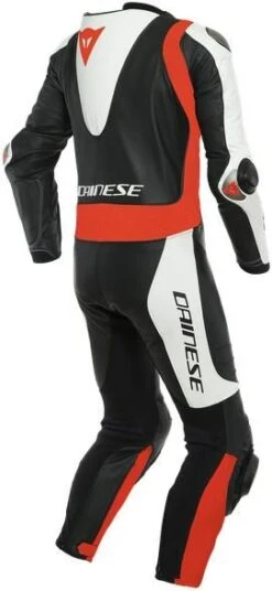 DAINESE LAGUNA SECA 5 1-Teiler Lederkombi -Motorradladen dainese laguna seca 5 1 teiler lederkombi perforiert schwarz weiss fluo rot 56 447017wr56 1 1
