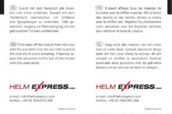 HELMEXPRESS VISIERKLAR Reinigungstuch -Motorradladen helmexpress visierklar reinigungstuch weiss 901077kl 1 4