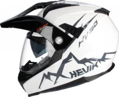 HEVIK HV30 MONTUK Endurohelm -Motorradladen hevik hv30 montuk endurohelm weiss silber xxl 124020wsxxl 1 2