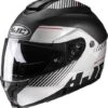 HJC C91 PROD Klapphelm -Motorradladen hjc c91 prod klapphelm schwarz weiss mc5sf s 119294sws 3