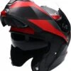 HJC C91 TALY Klapphelm -Motorradladen hjc c91 taly klapphelm matt schwarz rot mc1sf s 119257srs 3