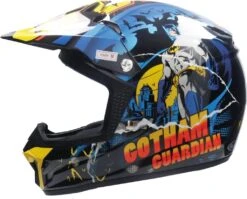 HJC CL-XY II BATMAN DC COMICS Kinderhelm -Motorradladen hjc cl xy ii batman dc comics kinderhelm blau gelb mc23 s 119223bls 1 2