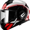 LS2 FF901 VALIANT X METRYK Klapphelm -Motorradladen ls2 ff901 valiant x metryk klapphelm weiss rot l 132084wrl 3