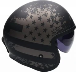 LS2 OF599 SPITFIRE BLACK FLAG Jethelm -Motorradladen ls2 of599 spitfire black flag jethelm matt schwarz titan xxl 132054stxxl 2 1