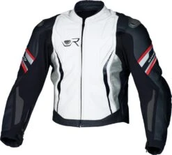 MACNA RAPID LEDERJACKE 8 MACNA RAPID LEDERJACKE -Motorradladen macna rapid lederjacke weiss schwarz rot 54 202013ws54 5