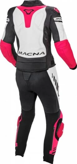 MACNA TRACKTIX Damenlederkombi 2-teilig -Motorradladen macna tracktix damenlederkombi 2 teilig weiss pink schwarz 46 402021wp46 1 1