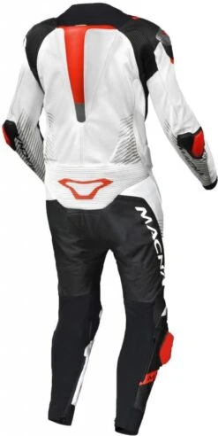 MACNA TRONNIQ Lederkombi 1-teilig -Motorradladen macna tronniq lederkombi 1 teilig weiss schwarz rot 58 402022wr58 1 1