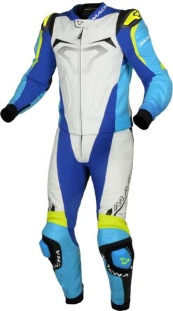 MACNA VOLTAGE Lederkombi 2-teilig 6 MACNA VOLTAGE Lederkombi 2-teilig -Motorradladen macna voltage lederkombi 2 teilig weiss blau gelb 60 402015wb60 4
