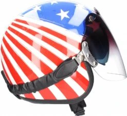 NZI ROLLING DUO MARDI GRAS Jethelm -Motorradladen nzi rolling duo mardi gras jethelm blau rot weiss xs 109059brxs 3 1