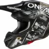 ONEAL 5SRS ATTACK V.23 MX-Helm -Motorradladen oneal 5srs attack v 23 mx helm schwarz weiss xl 120074swxl