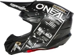 ONEAL 5SRS ATTACK V.23 MX-Helm -Motorradladen oneal 5srs attack v 23 mx helm schwarz weiss xl 120074swxl 1 1