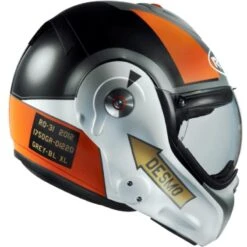 ROOF RO31 DESMO PILOT KLAPPHELM -Motorradladen roof ro31 desmo pilot klapphelm schwarz orange matt s 117003sos 1