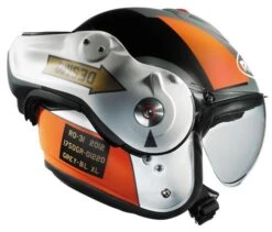 ROOF RO31 DESMO PILOT KLAPPHELM -Motorradladen roof ro31 desmo pilot klapphelm schwarz orange matt s 117003sos 2