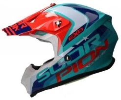 SCORPION VX-16 AIR NATION Motocrosshelm 11 SCORPION VX-16 AIR NATION Motocrosshelm -Motorradladen scorpion vx 16 air nation motocrosshelm gruen blau rot xs 129107gbxs 1 2