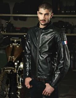 SEGURA PATCH Lederjacke -Motorradladen segura patch lederjacke schwarz l 244020swl 6 3