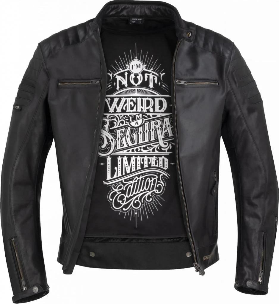 SEGURA STRIPE BLACK EDITION Lederjacke 5 SEGURA STRIPE BLACK EDITION Lederjacke – Bild 3