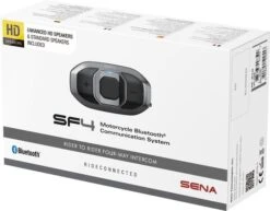 SENA SF4 EINZEL Sprechanlage + HD-Lautsprecher 7 SENA SF4 EINZEL Sprechanlage + HD-Lautsprecher -Motorradladen sena sf4 einzel sprechanlage hd lautsprecher schwarz 800714sw 2 3