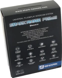SHARK SHARKTOOTH PRIME Bluetooth Sprechanlage -Motorradladen shark sharktooth prime bluetooth sprechanlage schwarz 901166sw 2 4