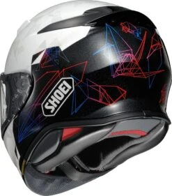 SHOEI NXR2 ORIGAMI Integralhelm -Motorradladen shoei nxr2 origami integralhelm weiss schwarz tc 5 s 121127wss 1 2