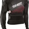 SHOT AIRLIGHT EVO KID Kinderprotektorenhemd -Motorradladen shot airlight evo kid kinderprotektorenhemd schwarz grau m 705043sgm 3