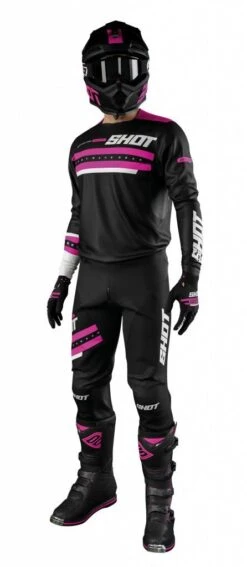 SHOT CONTACT SHINING LADY Jersey -Motorradladen shot contact shining lady jersey schwarz pink xxl 205083spxxl 2 2