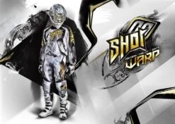 SHOT FLEXOR WARP Jersey -Motorradladen shot flexor warp jersey weiss gold m 205008wgm 1 4