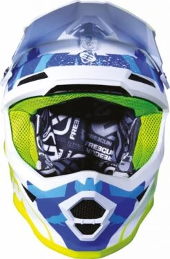 SHOT FREEGUN XP-4 HERO -Motorradladen shot freegun xp 4 hero blau weiss neon gelb s 105089bgs 1 2