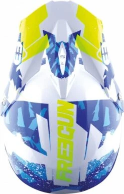 SHOT FREEGUN XP-4 HERO -Motorradladen shot freegun xp 4 hero blau weiss neon gelb s 105089bgs 2 2