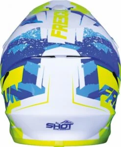 SHOT FREEGUN XP-4 HERO -Motorradladen shot freegun xp 4 hero blau weiss neon gelb s 105089bgs 3 2