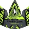 SHOT FREEGUN XP-4 NERVE Helmschild -Motorradladen shot freegun xp 4 nerve helmschild gloss grau neon gelb 10508010gg 4