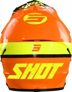 SHOT FURIOUS ROLL KID Kinderhelm -Motorradladen shot furious roll kid helm glanz orange neongelb s 49 50cm 105127ogs 1