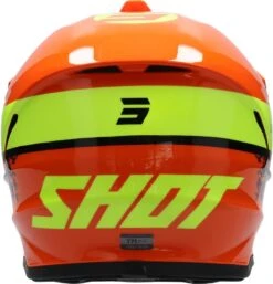 SHOT FURIOUS ROLL KID Kinderhelm -Motorradladen shot furious roll kid helm glanz orange neongelb s 49 50cm 105127ogs 3