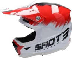 SHOT FURIOUS VERSUS KID Kinderhelm -Motorradladen shot furious versus kid helm glanz weiss rot s 49 50cm 105128wrs 1