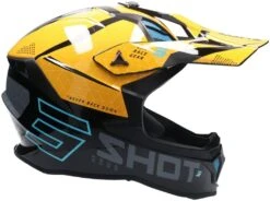 SHOT LITE CORE Helm 10 SHOT LITE CORE Helm -Motorradladen shot lite core glanz schwarz gelb xs 105108sgxs 2 17