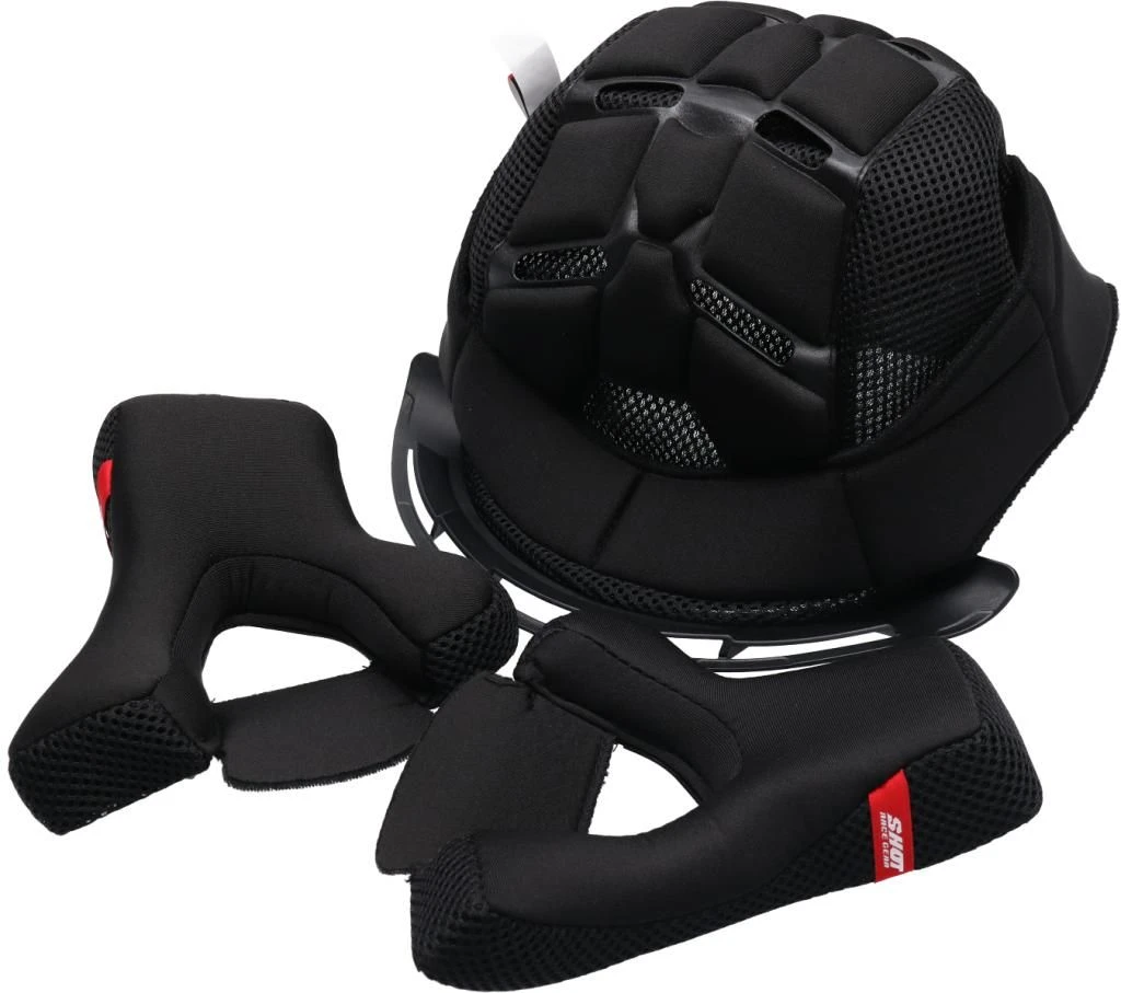 SHOT LITE Innenfutter + Backenpolster Schwarz 4 SHOT LITE Innenfutter + Backenpolster Schwarz – Bild 2