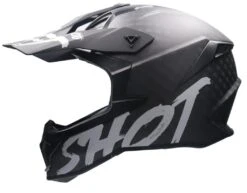 SHOT LITE SOLID CARBON MX-Helm -Motorradladen shot lite solid carbon matt schwarz silber xs 105102msxs 2 1