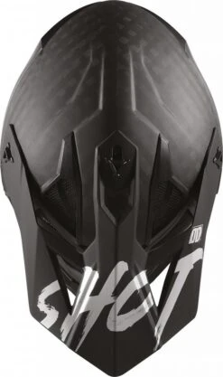 SHOT LITE SOLID CARBON MX-Helm -Motorradladen shot lite solid carbon matt schwarz silber xs 105102msxs 3 1