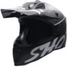 SHOT LITE SOLID CARBON MX-Helm -Motorradladen shot lite solid carbon matt schwarz silber xs 105102msxs 5