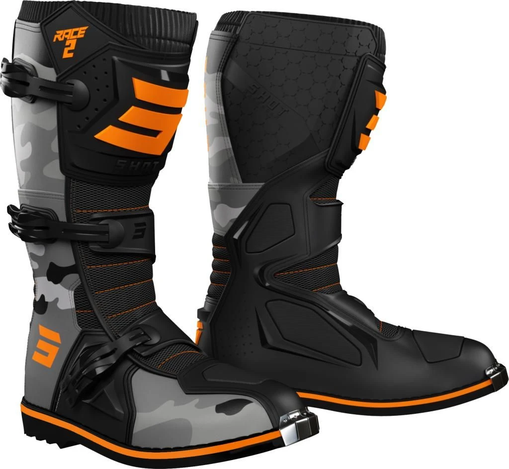 SHOT RACE 2 KID CAMO MX-Stiefel 4 SHOT RACE 2 KID CAMO MX-Stiefel – Bild 2