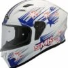 SMK STELLAR RAINSTARS Integralhelm -Motorradladen smk stellar rainstars integralhelm weiss blau rot xs 176009wbxs 1