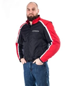 SPIDER TEAM CLUB JACKE -Motorradladen spider team club jacke schwarz rot m 209026srm 1 2