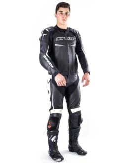 SPIDI TRACK TOURING Lederkombi 2-teilig -Motorradladen spidi track touring lederkombi 2 teilig schwarz weiss 56 453004sw56 1 1